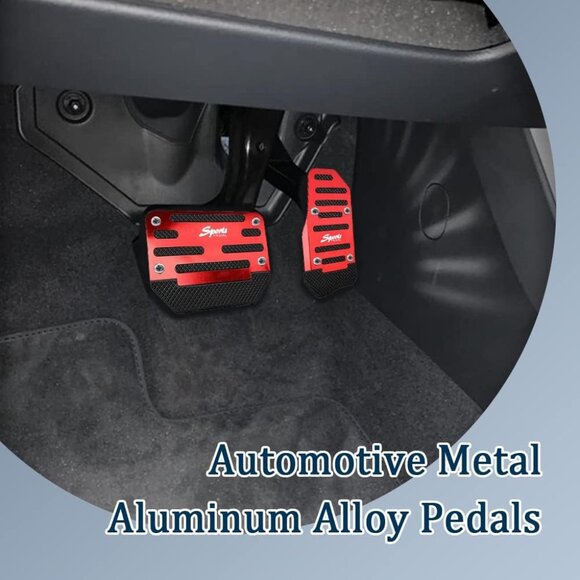 Non Slip Pedal Covers Red - Picture 8 of 10